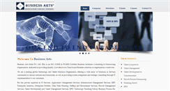 Desktop Screenshot of businessartsindia.com